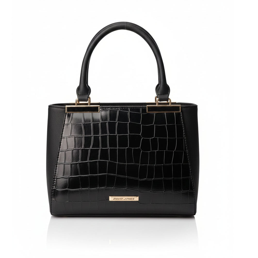 Hand bag Luxurious leather with a cross hand BG33-287