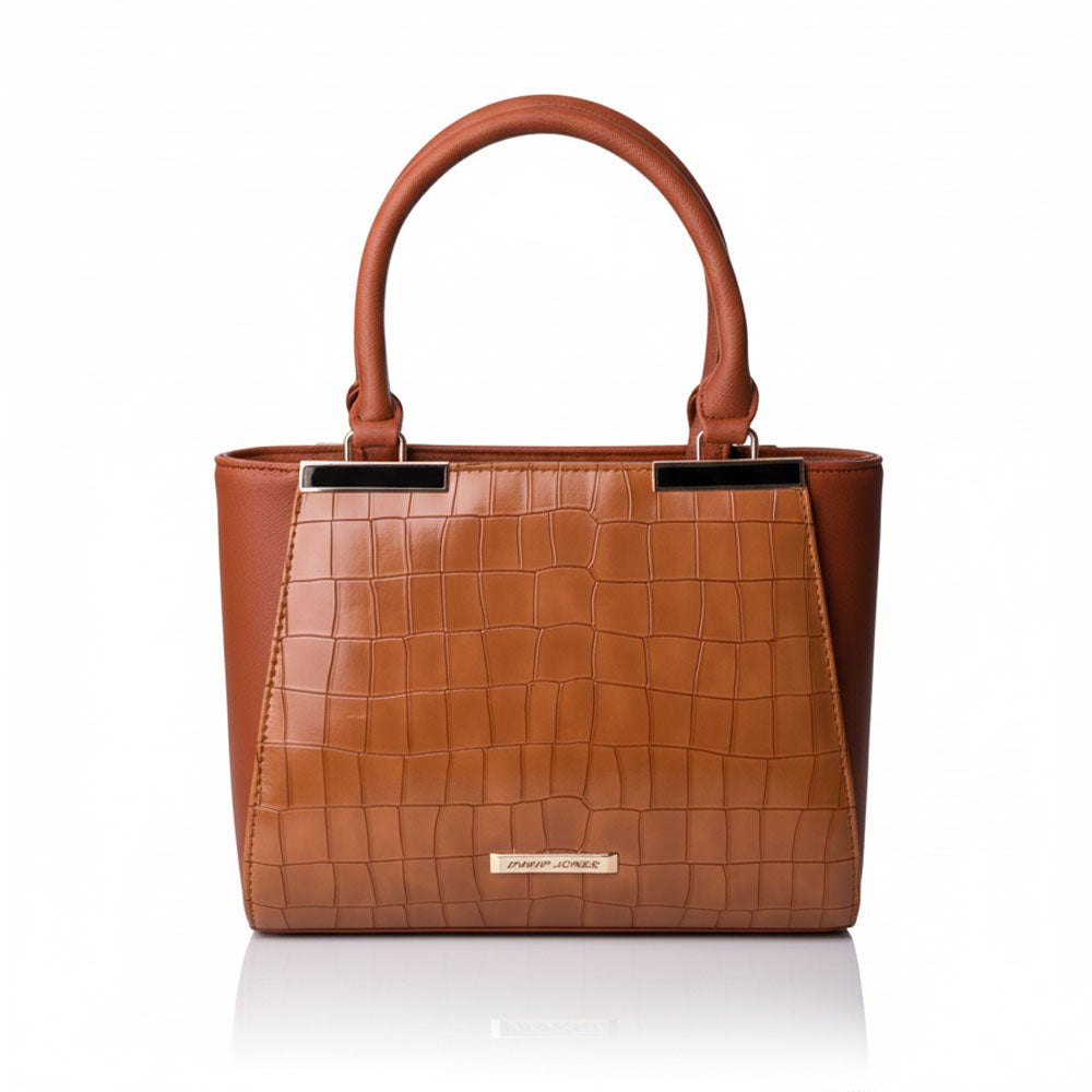 Hand bag Luxurious leather with a cross hand BG33-287