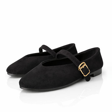 Flat Shoes M.S-0102-3 chamois leather
