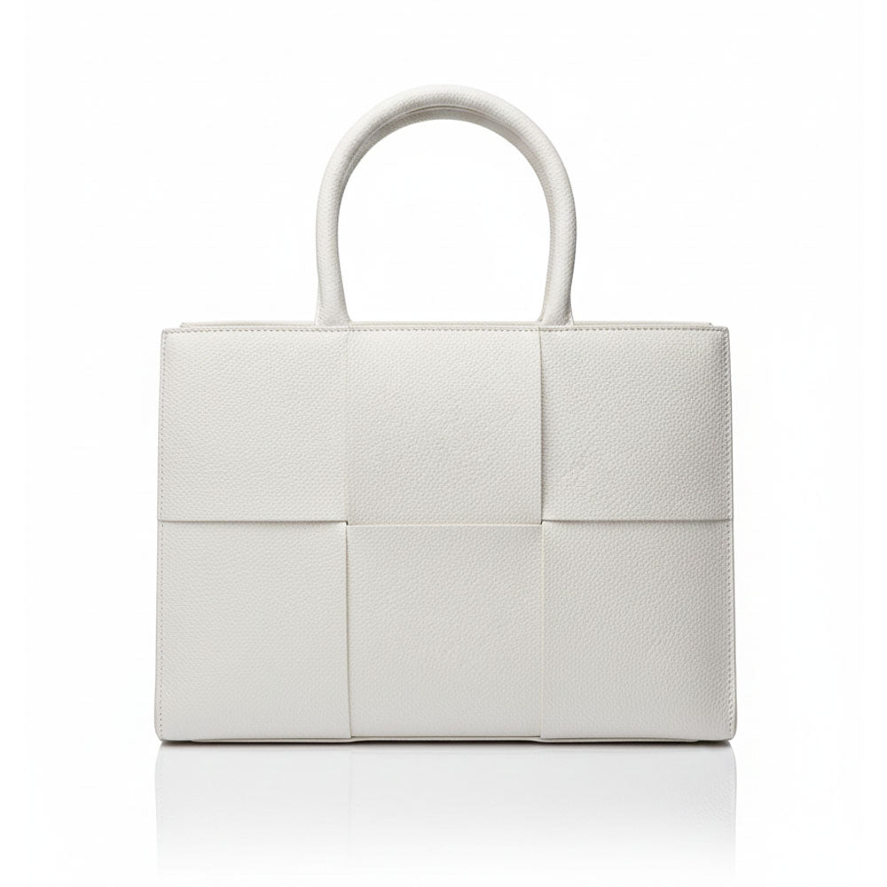 Checkered leather cross Hand bag  BG28-130